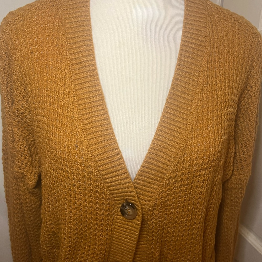 Camel Button Cardigan - Picture 4 of 8